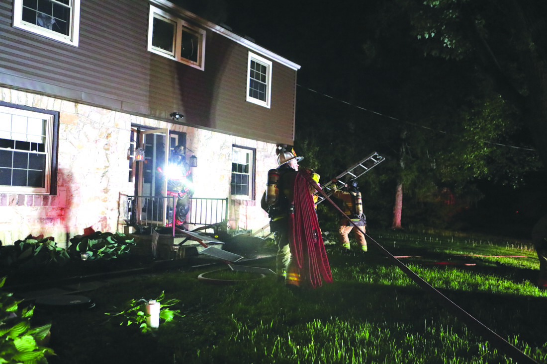 No injuries in upstairs house fire - The Sentinel